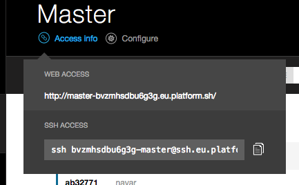 ssh access settings